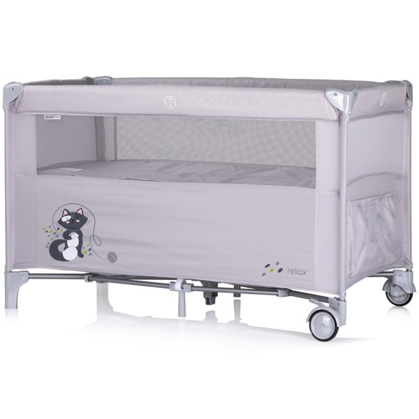 Patut pliabil Chipolino Relax cloud cu laterala culisanta Patut pliabil Chipolino Relax cloud cu laterala culisanta