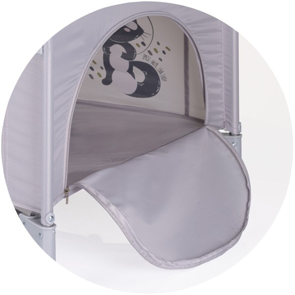 Patut pliabil Chipolino Relax cloud cu laterala culisanta Patut pliabil Chipolino Relax cloud cu laterala culisanta