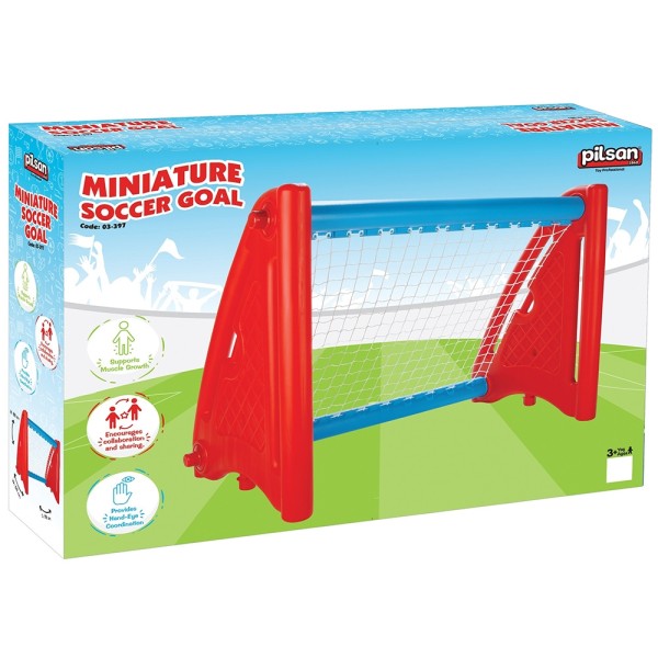 Poarta de fotbal pentru copii Pilsan Miniature Soccer Goal red