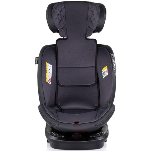 Scaun auto cu Isofix Chipolino Hypnotic I-Size 40-150 cm, sezut rotativ anthracite