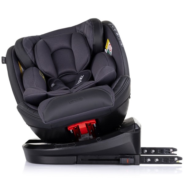 Scaun auto cu Isofix Chipolino Hypnotic I-Size 40-150 cm, sezut rotativ anthracite