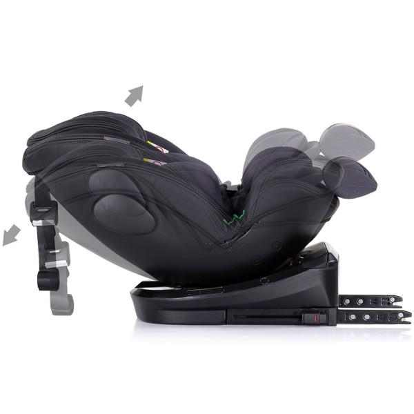 Scaun auto cu Isofix Chipolino Hypnotic I-Size 40-150 cm, sezut rotativ anthracite