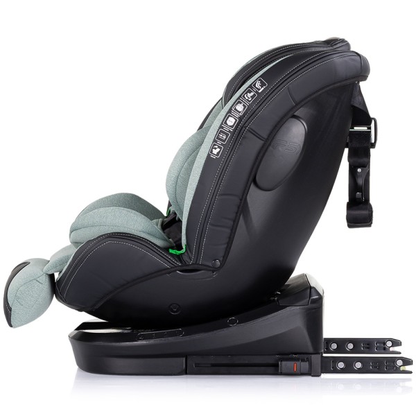 Scaun auto cu Isofix Chipolino Hypnotic I-Size 40-150 cm, sezut rotativ basil