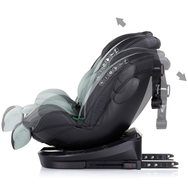 Scaun auto cu Isofix Chipolino Hypnotic I-Size 40-150 cm, sezut rotativ basil