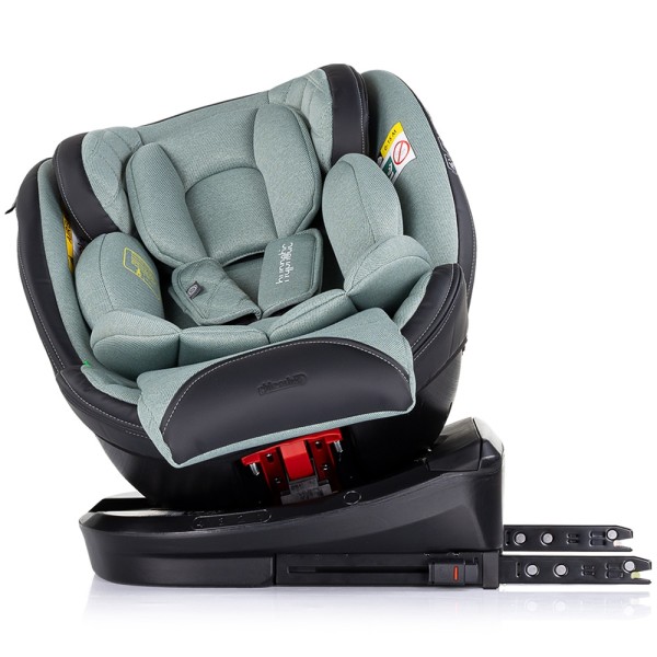 Scaun auto cu Isofix Chipolino Hypnotic I-Size 40-150 cm, sezut rotativ basil