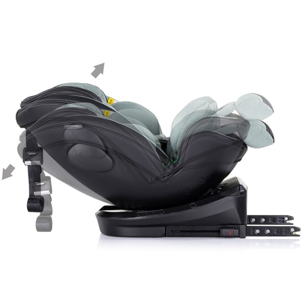 Scaun auto cu Isofix Chipolino Hypnotic I-Size 40-150 cm, sezut rotativ basil