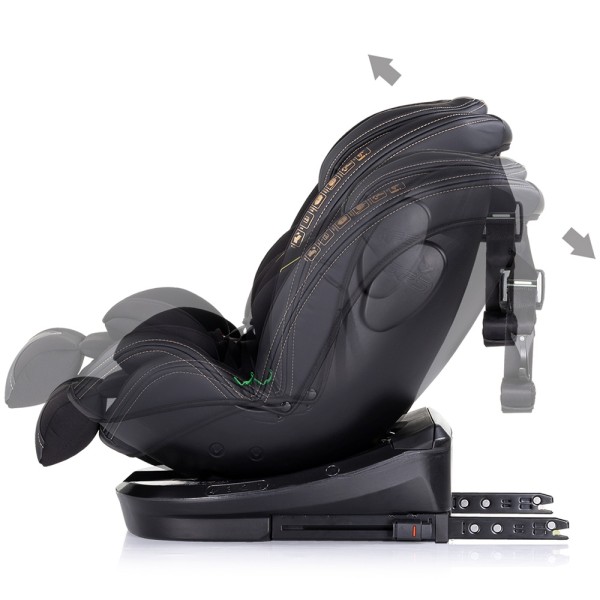 Scaun auto cu Isofix Chipolino Hypnotic I-Size 40-150 cm, sezut rotativ blackberry