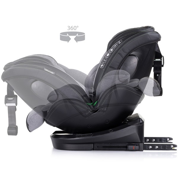 Scaun auto cu Isofix Chipolino Hypnotic I-Size 40-150 cm, sezut rotativ cloud