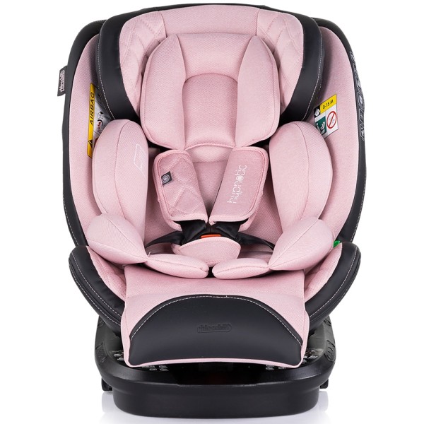 Scaun auto cu Isofix Chipolino Hypnotic I-Size 40-150 cm, sezut rotativ pink marshmallow