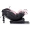 Scaun auto cu Isofix Chipolino Hypnotic I-Size 40-150 cm, sezut rotativ pink marshmallow