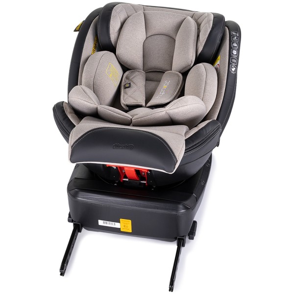 Scaun auto cu Isofix Chipolino Hypnotic I-Size 40-150 cm, sezut rotativ tiramisu