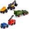 Set Dickie Toys Micro City Team 9 cm cu 5 vehicule