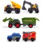 Set Dickie Toys Micro City Team 9 cm cu 5 vehicule