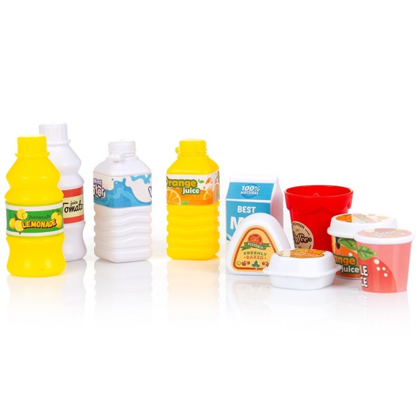 Set jucarie Chipolino Supermarket 87 cm cu lumini, sunete si 81 accesorii
