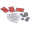Set jucarie Chipolino Supermarket 87 cm cu lumini, sunete si 81 accesorii
