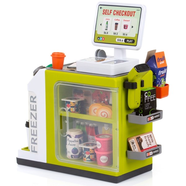 Set jucarie Chipolino Supermarket cu lumini, sunete si 46 accesorii Set jucarie Chipolino Supermarket cu lumini, sunete si 46 accesorii