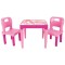 Set Masuta  activitati cu 2 scaune pentru copii Pilsan Hobby Study Table pink