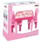 Set Masuta  activitati cu 2 scaune pentru copii Pilsan Hobby Study Table pink