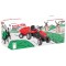 Tractor cu pedale si remorca Pilsan Active with Trailer 07-316 red