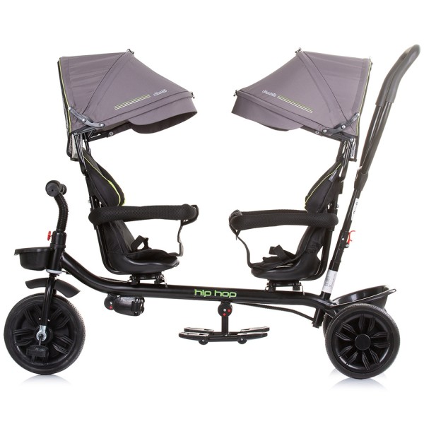 Tricicleta gemeni Chipolino Hip Hop graphite