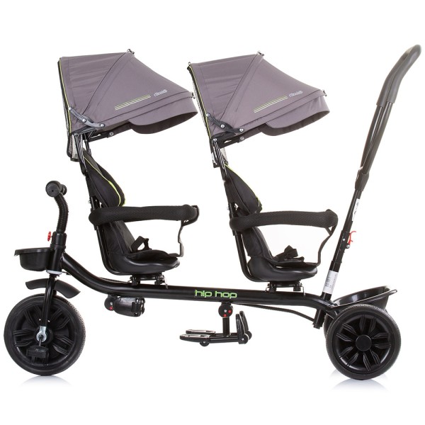 Tricicleta gemeni Chipolino Hip Hop graphite