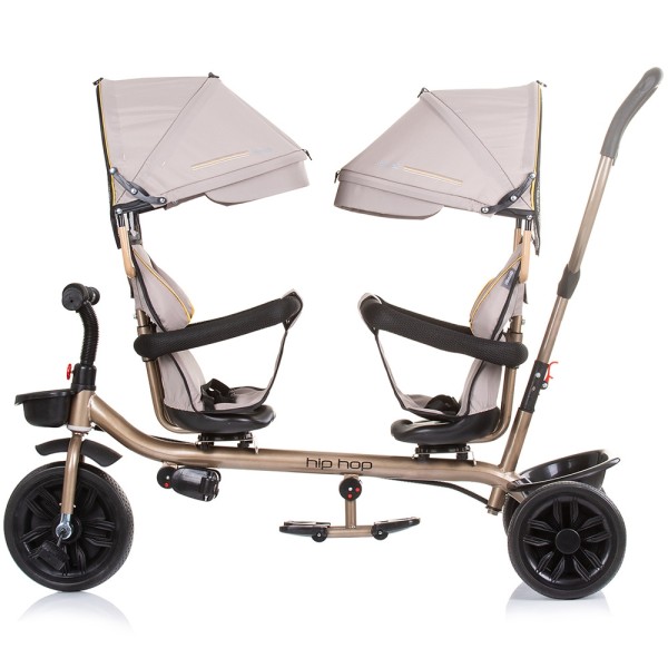 Tricicleta gemeni Chipolino Hip Hop sand