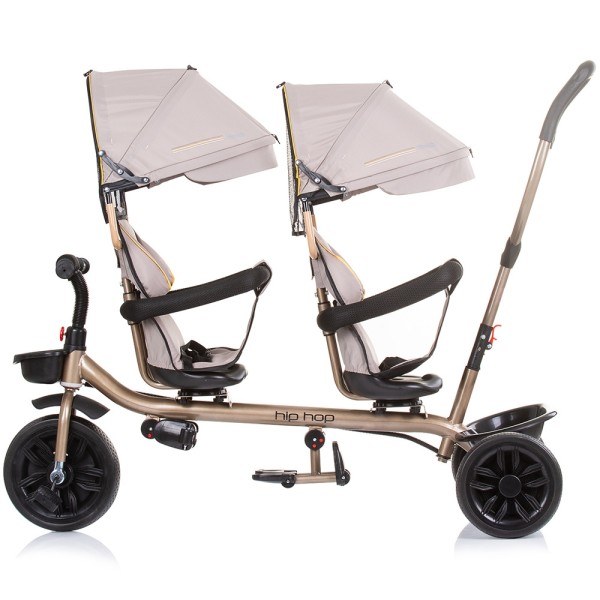 Tricicleta gemeni Chipolino Hip Hop sand