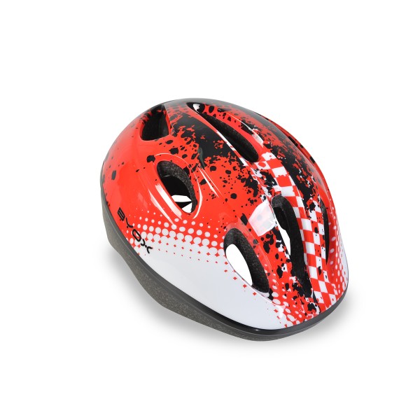Cască de protectie Copii Byox Y03 Red cu LED și Ventilație – Mărime Reglabilă 48–54 cm, Tehnologie Out-Mold, 210g