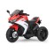 Motocicletă electrică pentru copii Moni Hurricane Red 6V 7Ah cu lumini LED, MP3 și USB, 3-8 ani, 30 kg