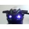 Motocicletă Electrică pentru Copii Moni Ninja Duo Black 12V 7Ah, 3-8 Ani, Lumini LED, MP3, Reglare Viteză din Mâner
