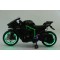 Motocicletă Electrică pentru Copii Moni Ninja Duo Black 12V 7Ah, 3-8 Ani, Lumini LED, MP3, Reglare Viteză din Mâner
