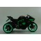 Motocicletă Electrică pentru Copii Moni Ninja Black 12V 7Ah, 3-8 Ani, Lumini LED, MP3, Viteză 7 km/h, Roți Luminoase