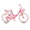 Bicicletă 20 Inch pentru Fetite 6–9 Ani – Byox Fashion Girl Roz Cu Coș, Roți Ajutătoare și Sonerie