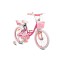 Bicicletă 20 Inch pentru Fetite 6–9 Ani – Byox Fashion Girl Roz Cu Coș, Roți Ajutătoare și Sonerie