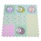 Covor Puzzle Moale Lumea Insectelor din Spumă EVA – 9 Piese Mari, 31x31 cm, Antiderapant, Moni Toys Multicolor