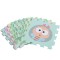 Covor Puzzle Moale Lumea Insectelor din Spumă EVA – 9 Piese Mari, 31x31 cm, Antiderapant, Moni Toys Multicolor