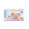 Covor Puzzle Moale pentru Copii Sunta Multicolor, 16 Piese, 98x98 cm, cu 6 Texturi, Antiderapant, din Spumă EVA