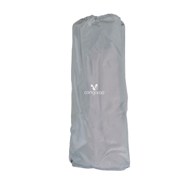 Bariera de protectie pentru pat Cangaroo 150 cm, Gri