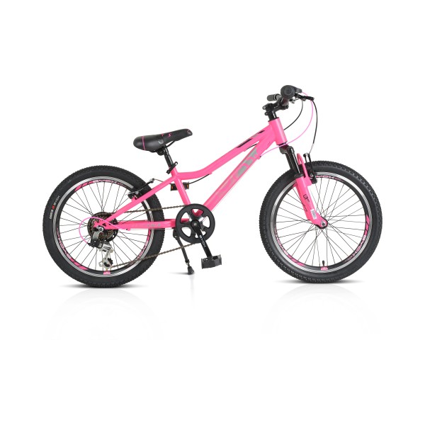 Bicicleta copii Byox 20“ Tucana Pink, 6 Viteze Shimano, Cadru din Otel, Varsta recomandata 6 ani + 