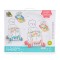 Premergător Bebe 2 în 1 cu Pian și Covoraș Colorat Moni Toys Pink, Jucării Interactive și Funcții Muzicale