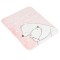 Pătură Bebe Pufoasă 110x80 cm Cangaroo Sweet hugs pink – Moale și Călduroasă din Poliester, 0+ luni, Ideală pentru Pat sau Cărucior