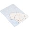 Pătură Bebe Pufoasă 110x80 cm Cangaroo Sweet hugs blue – Moale și Călduroasă din Poliester, 0+ luni, Ideală pentru Pat sau Cărucior
