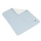 Pătură Bebe Cangaroo Sherpy  Blue 100x75 cm  – Bumbac Moale și Interior Călduros Sherpa, 0+ luni, Ideală pentru Pat sau Cărucior