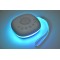 Aparat Sunete Albe Bebelusi Cangaroo Luma Noice, 20 Sunete, LED Color, Cronometru, 36h Baterie, Portabil