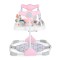 Saritor Moni Hop Pink  pentru copii, 6 luni+, 12 kg, scaun rotativ 360°, 3 niveluri inaltime, jucarii interactive, muzical