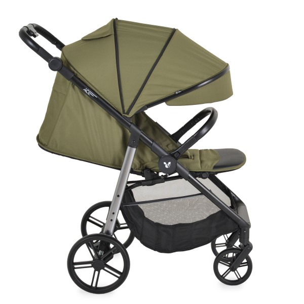 Cărucior Cangaroo Ace Green, 0-4 Ani, Aluminiu, Amortizoare Toate Roțile, Copertină UPF 50+, Șezut 87 cm, 0-22 kg