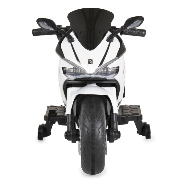 Motocicletă Electrică pentru Copii 3-8 Ani, Moni Surfer White – 12V, Bluetooth, MP3, 8 km/h Motocicletă Electrică pentru Copii 3-8 Ani, Moni Surfer White – 12V, Bluetooth, MP3, 8 km/h