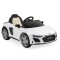 Mașinuță Electrică Copii 3–8 Ani Audi R8 Spyder White – 2 Motoare, Baterie 12V, Telecomandă, Bluetooth, Uși Funcționale, Faruri LED