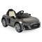 Mașinuță Electrică Copii 3–8 Ani Audi R8 Spyder Silver – 2 Motoare, Baterie 12V, Telecomandă, Bluetooth, Uși Funcționale, Faruri LED