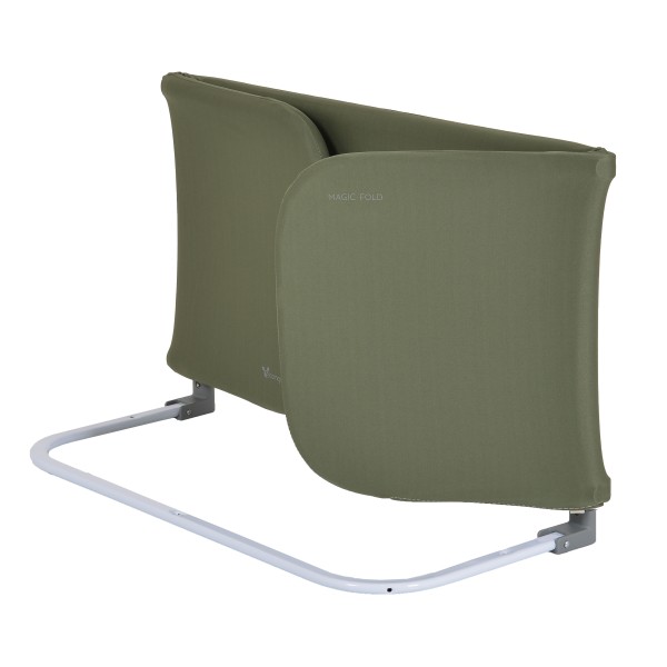 Barieră Pat Copii 18 Luni – 5 Ani Cangaroo Magic Fold Green – 150 cm, Pliabilă, Ușor de Montat, Protecție Anticădere